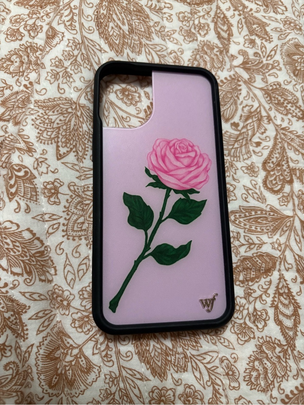 Pink Rose Floral Phone Case - Pink